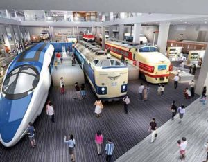 پروژکتور هیتاچی در موزه راه آهن